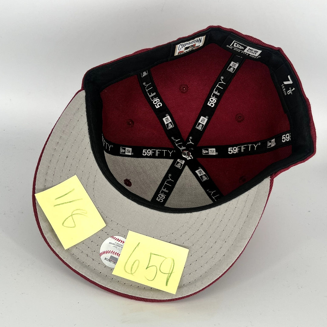 Maroon New York Yankees New Era MLB 59Fifty Fitted Hat
