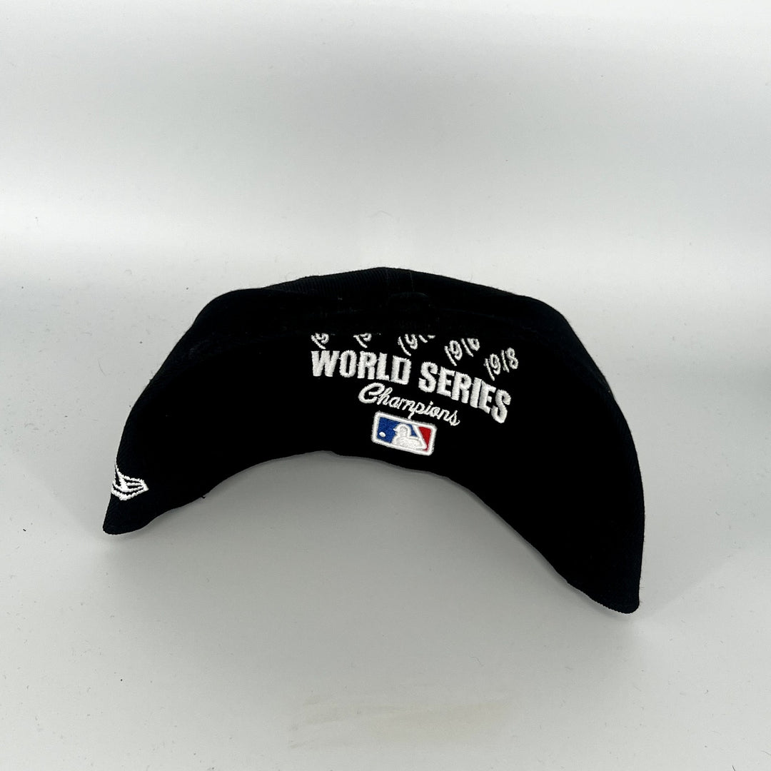 Black Boston Red Sox 9X Patch New Era MLB 59Fifty Fitted Hat