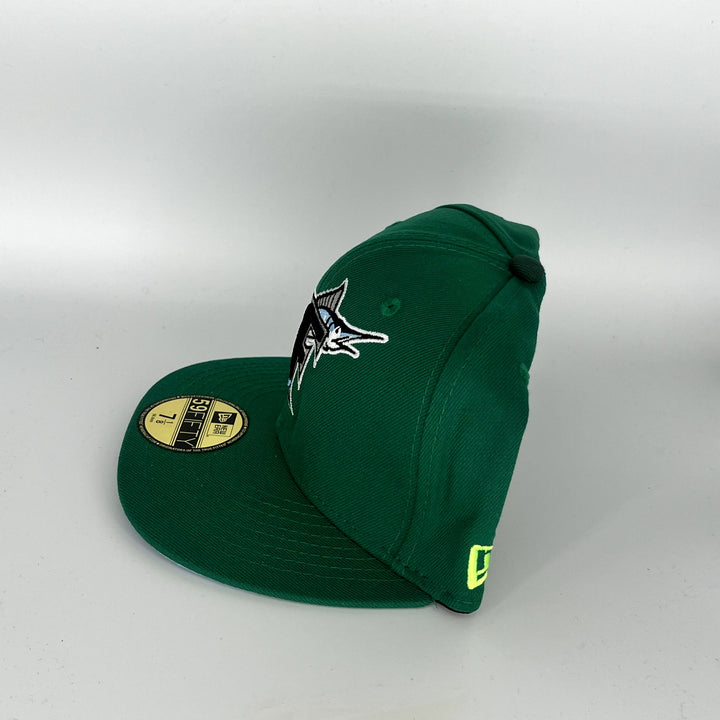 Green Florida Marlins New Era MLB 59Fifty Fitted Hat