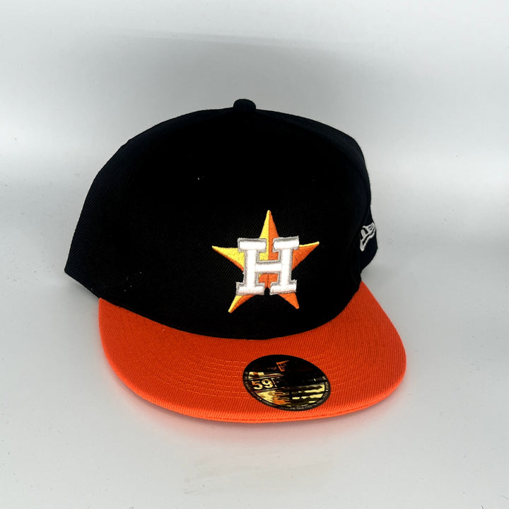 Black Orange Houston Astros New Era MLB 59Fifty Fitted Hat