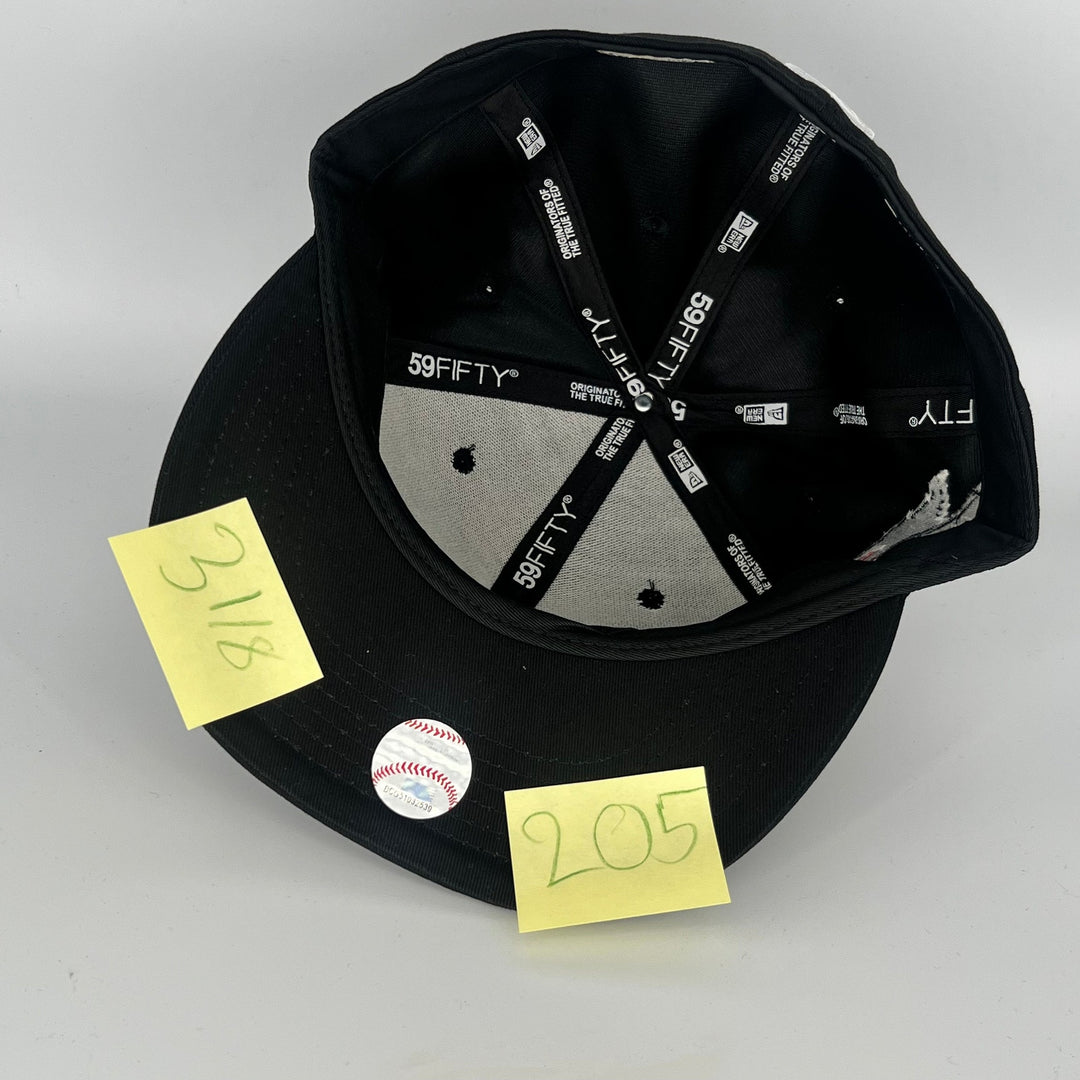 Black New York Yankees American Side Patch New Era MLB 59Fifty Fitted Hat