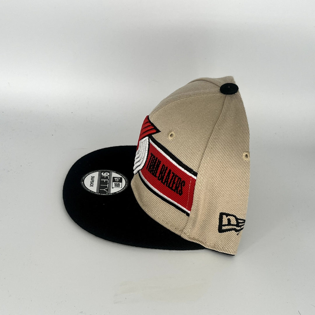 Brown Black Portland Trail Blazers New Era NBA 9Fifty Snapback Hat