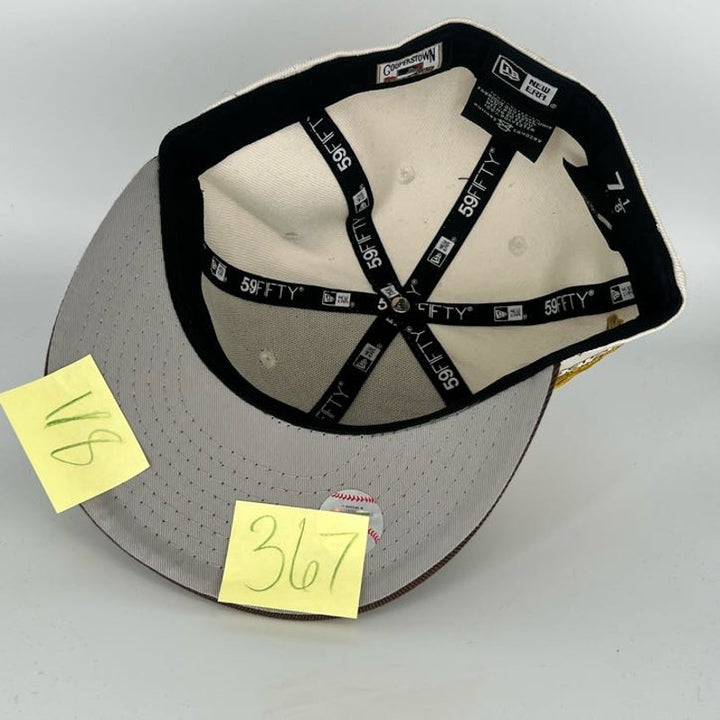 White Brown San Diego Padres New Era MLB 59Fifty Fitted Hat