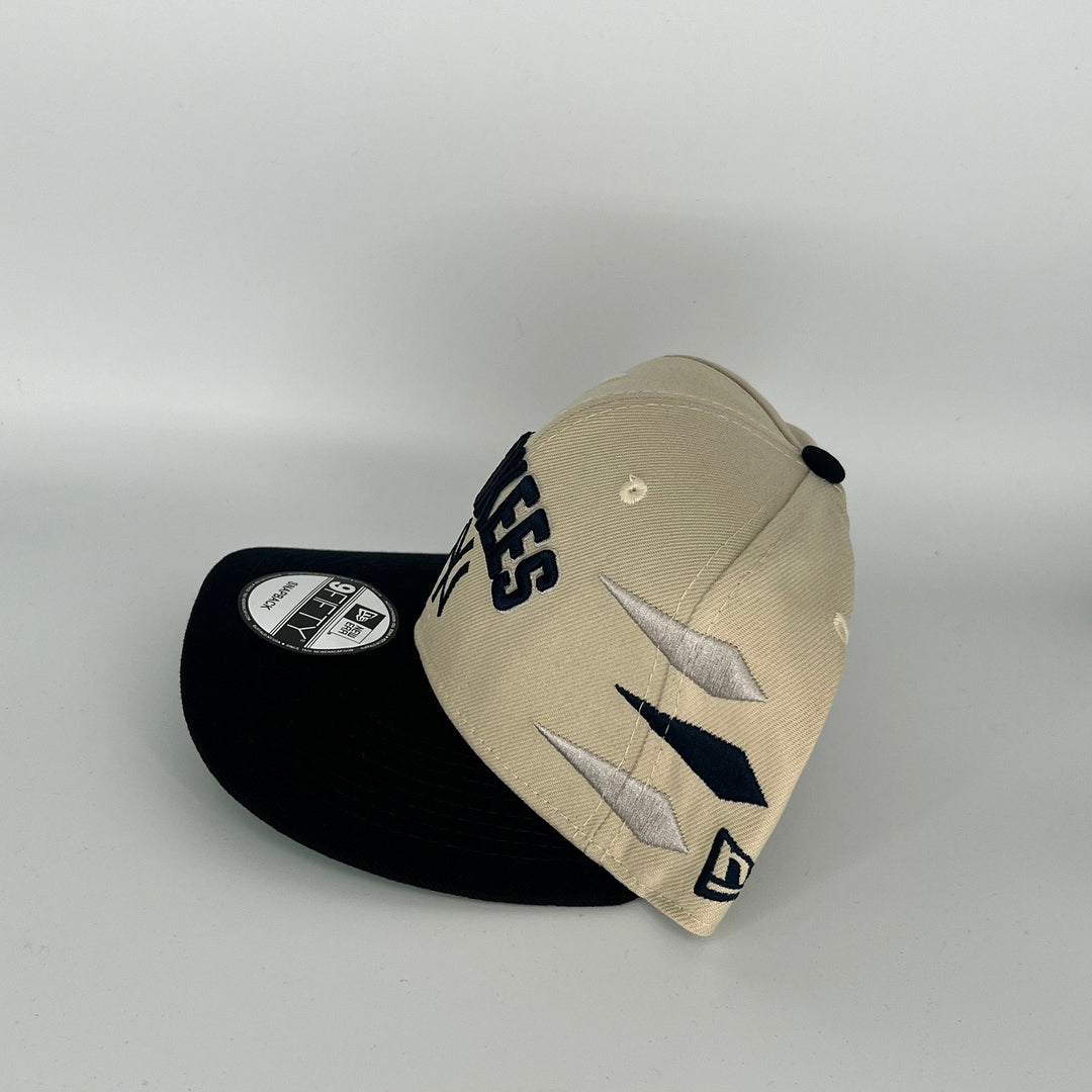 Cream Black New York Yankees New Era MLB 9Fifty Snapback Hat