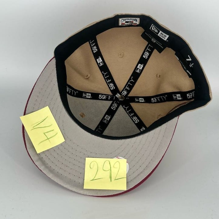 Brown Red New York Yankees New Era MLB 59Fifty Fitted Hat