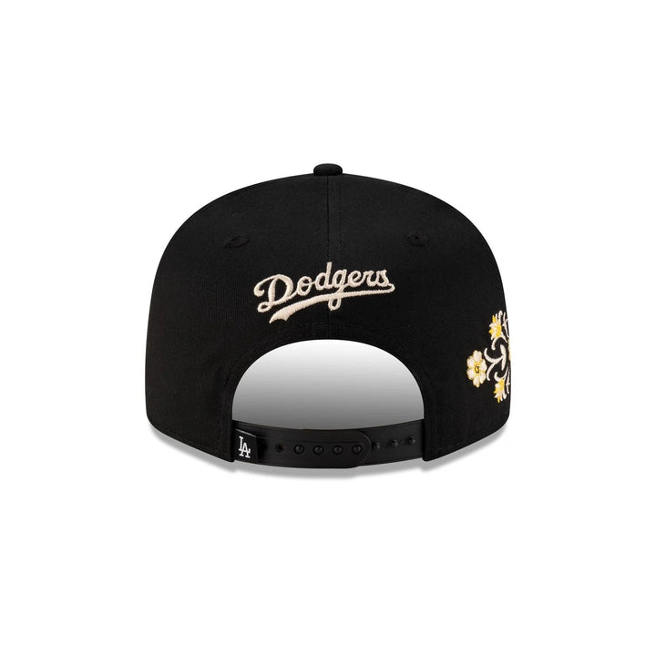 Black Los Angeles Flower SP New Era MLB 9Fifty Snapback Hat